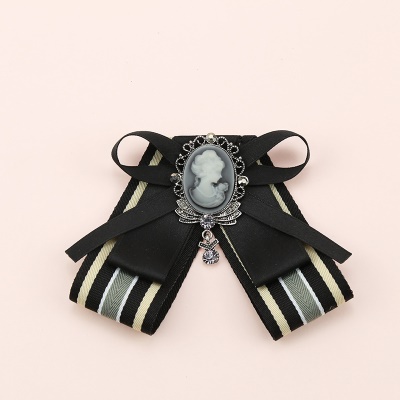 Femme noeud papillon/tête fleur noeud papillon avec ruban de couleur