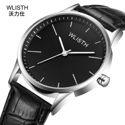 Montres à quartz avec bracelet en cuir