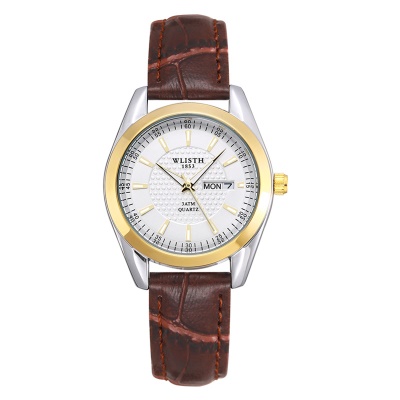 WLISTH hommes montre bracelet lumineux affichage miroir en verre résistant à l'usure