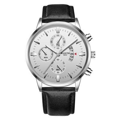 Montres pour les hommes petite montre à quartz imperméable à trois aiguilles