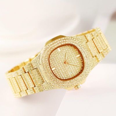 WLISTH montres plein diamant conception étanche calendrier fenêtre