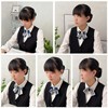 Femme noeud papillon/tête fleur teint en fil de polyester noeud papillon