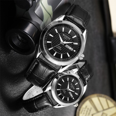 WLISTH hommes montre bracelet lumineux affichage miroir en verre résistant à l'usure