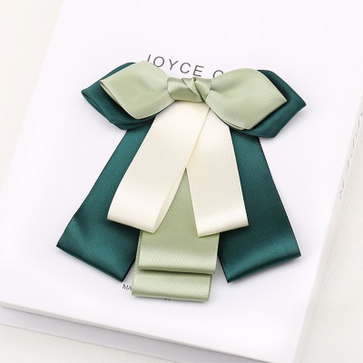 Nœud papillon/arc de soie de polyester décoratif avec des fleurs de tête pour femmes