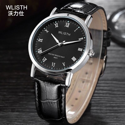 Montre en acier simple  lumineuse étanche