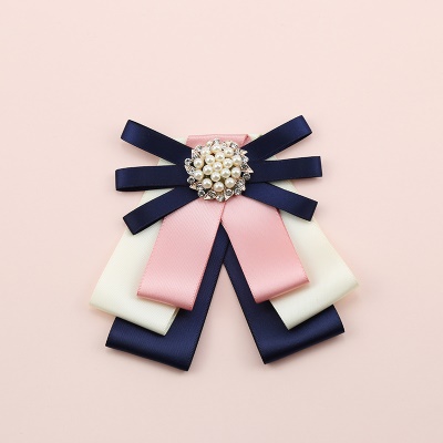 noeud papillon Femme/tête fleur arc perle décorative lacets