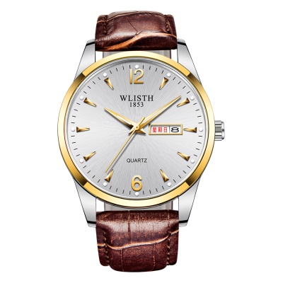 Montre à quartz pour hommes lumineuse et imperméable