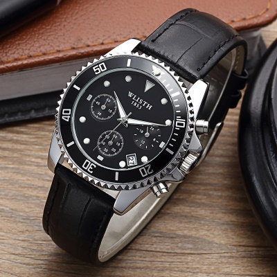 WLISTH montres pour hommes avec trois plateaux et six aiguilles Ling modèle conception imperméable