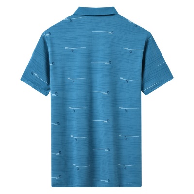 Vêtements d'été t-shirt manches courtes Ice Silk Polo Shirt