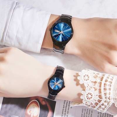 montre en acier Waterproof pour homme  avec quartz