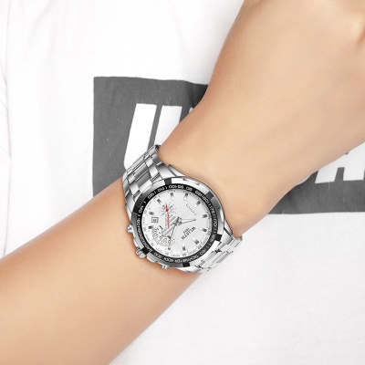 WLISTH montre calendrier affichage lumineux affichage 60 secondes petite seconde disque