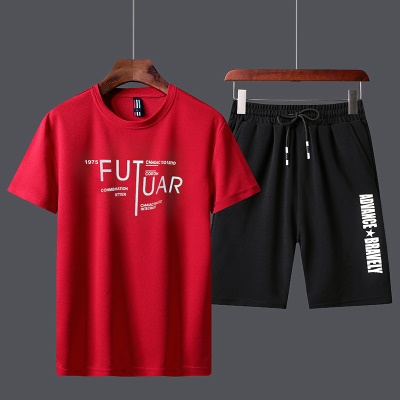 Ensemble short manches courtes Slim Fit polyvalent 2 pièces