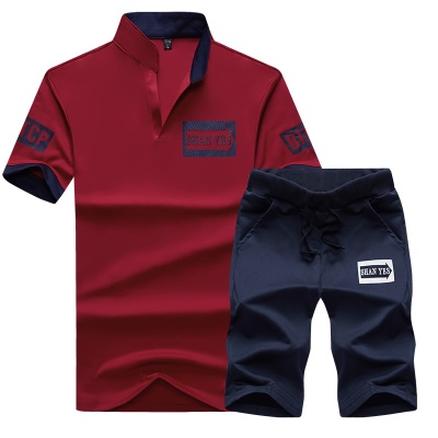 T-shirt à manches courtes pour homme Polo Shirt Set