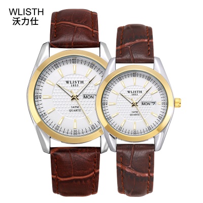 WLISTH hommes montre bracelet lumineux affichage miroir en verre résistant à l'usure