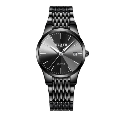 WLISTH montres hommes avec  calendrier lumineux aiguilles losange miroir