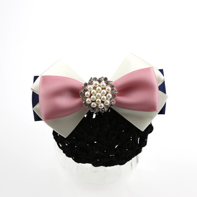 noeud papillon Femme/tête fleur arc perle décorative lacets