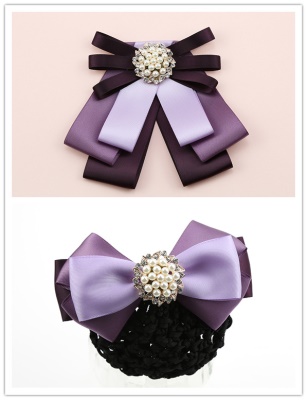 noeud papillon Femme/tête fleur arc perle décorative lacets