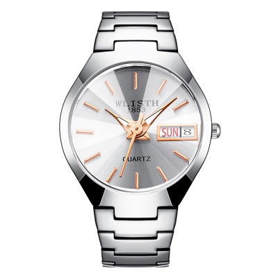 montre en acier Waterproof pour homme  avec quartz