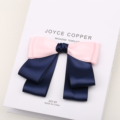 Femme noeud papillon/tête fleur socket élastique avec fil de polyester rose