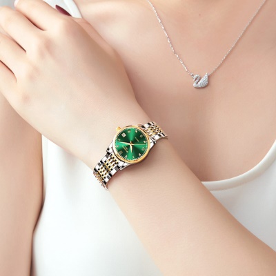 Montre en acier imperméable pour les montres de couple lumineux