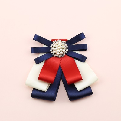 noeud papillon Femme/tête fleur arc perle décorative lacets