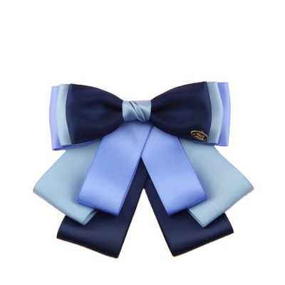 noeud papillon/tête fleur de réglage avec perle décorative bleu