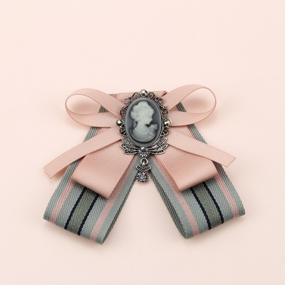 Femme noeud papillon/tête fleur noeud papillon avec ruban de couleur