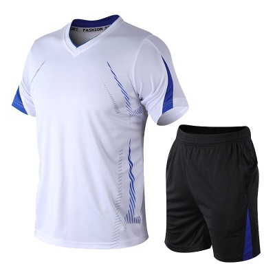 Ensemble décontracté pour hommes loose short respirant à manches courtes