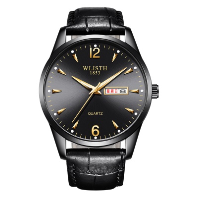 Montre à quartz pour hommes lumineuse et imperméable