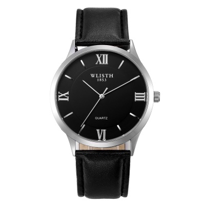 WLISTH hommes montre bracelet avec chiffres romains imperméable