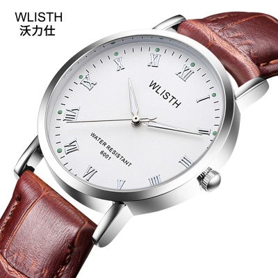 Montres à quartz avec bracelet en cuir