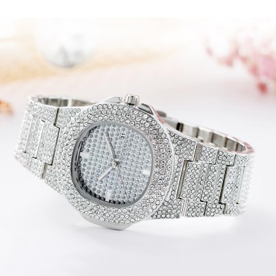 WLISTH montres plein diamant conception étanche calendrier fenêtre