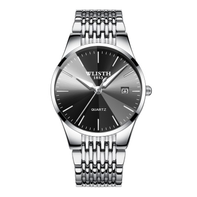WLISTH montres hommes avec  calendrier lumineux aiguilles losange miroir