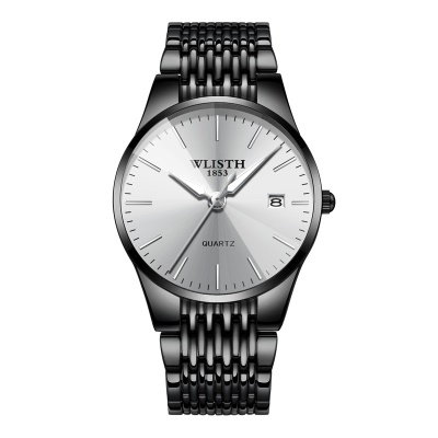 WLISTH montres hommes avec  calendrier lumineux aiguilles losange miroir