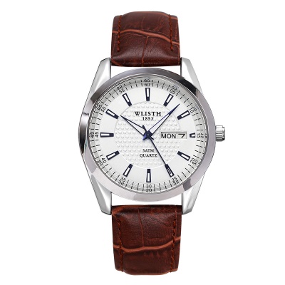 WLISTH hommes montre bracelet lumineux affichage miroir en verre résistant à l'usure