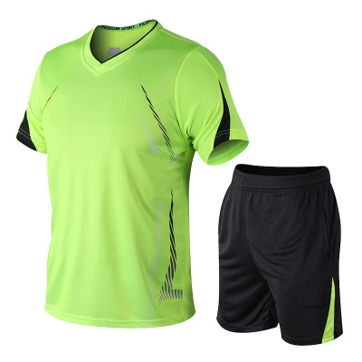Ensemble décontracté pour hommes loose short respirant à manches courtes