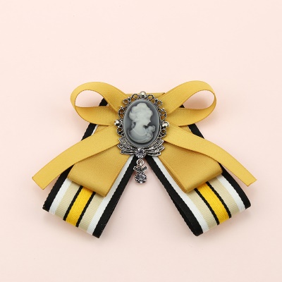 Femme noeud papillon/tête fleur noeud papillon avec ruban de couleur