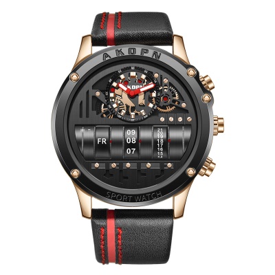 AKDPN montres pour hommes creux conception lumineuse affichage étanche