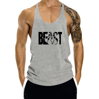 Gilet de sport ample Gilet en I en coton