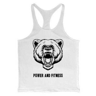 Hommes gilet de sport bretelles ample muscle bodybuilding coton