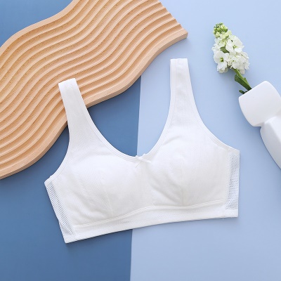 soutien-gorge lingerie coton maille respirant anti-bosses