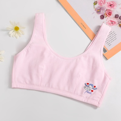 soutien-gorge lingerie coton sans anneau en acier imprimé