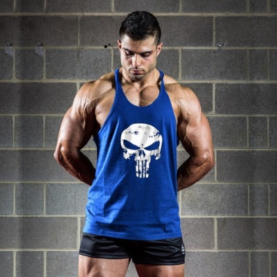 Gilet de sport pour hommes en coton harnais d'entraînement de fitness
