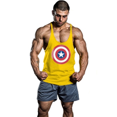 Gilet de sport pour hommes Loose Entraînement Muscle I Sling