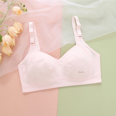 soutien-gorge lingerie coton doux respirant fixation double bandoulière