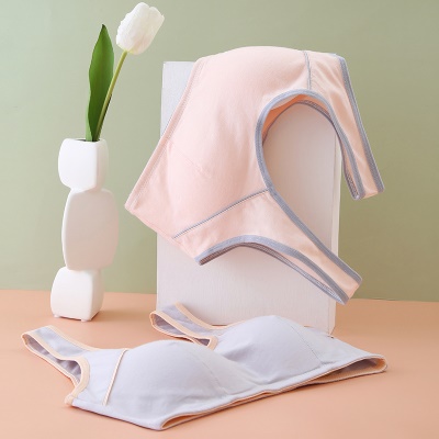 soutien-gorge lingerie sans anneau en acier coton anti-bosses