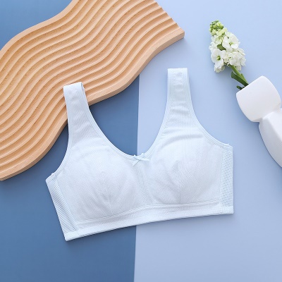 soutien-gorge lingerie coton maille respirant anti-bosses