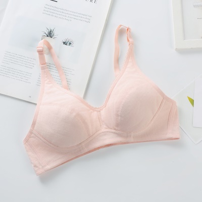 soutien-gorge lingerie coton sans anneau en acier confortable et respirant