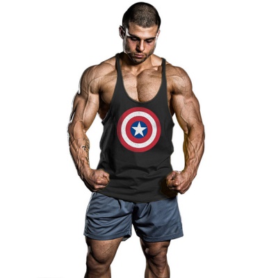 Gilet de sport pour hommes Loose Entraînement Muscle I Sling
