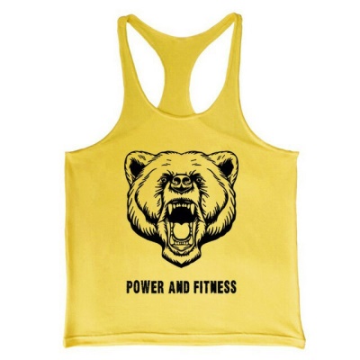 Hommes gilet de sport bretelles ample muscle bodybuilding coton